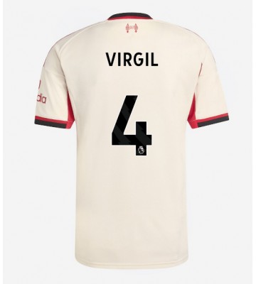 Liverpool Virgil van Dijk #4 Udebanetrøje 2025-26 Kortærmet